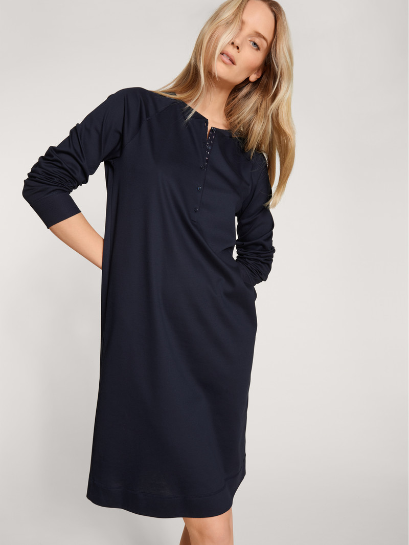 Calida Favourites Dreams Loungedress Loungewear Damen Dunkelblau | 52687-BDKU