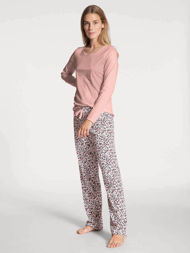 Calida Favourites Dreams Shirt Long Sleeve Loungewear Damen Rosa | 14650-RAFZ