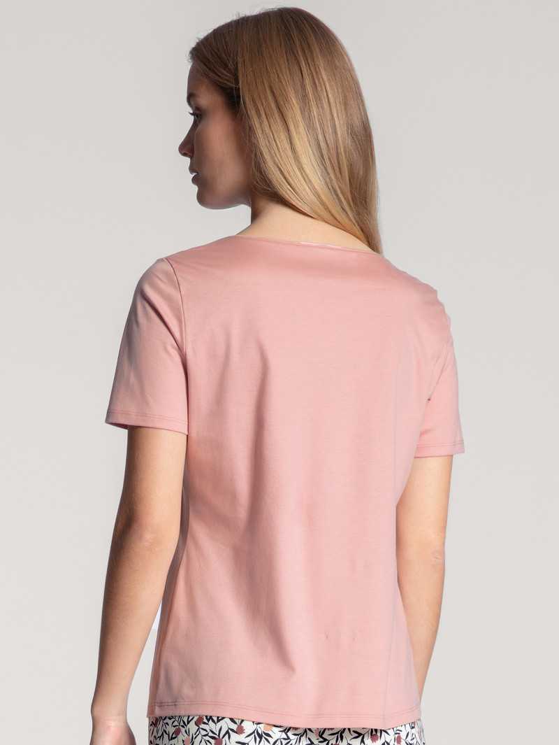 Calida Favourites Dreams Shirt Short Sleeve Nachtwäsche Damen Rosa | 51480-RTIC