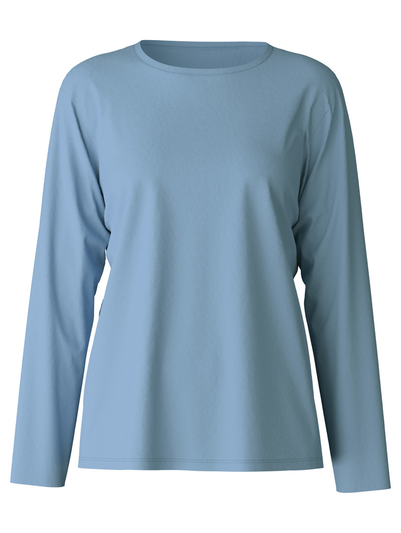 Calida Favourites Joy Shirt Long Sleeve Nachtwäsche Damen Endless Sky | 24561-JENG