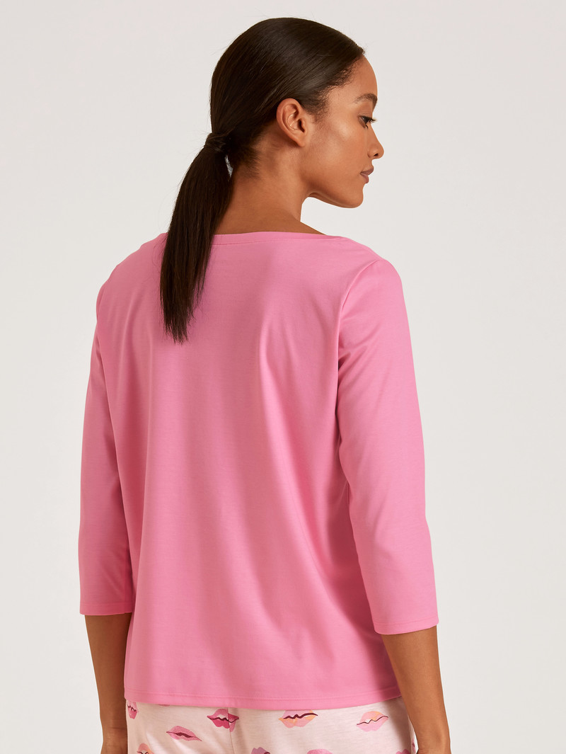 Calida Favourites Kiss 3/4 Shirt Loungewear Damen Flamingo | 84591-YOLG