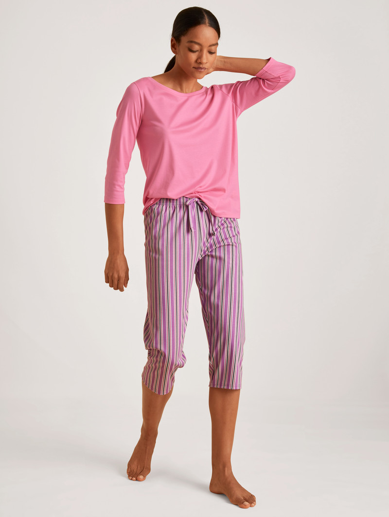 Calida Favourites Kiss 3/4 Shirt Loungewear Damen Flamingo | 84591-YOLG