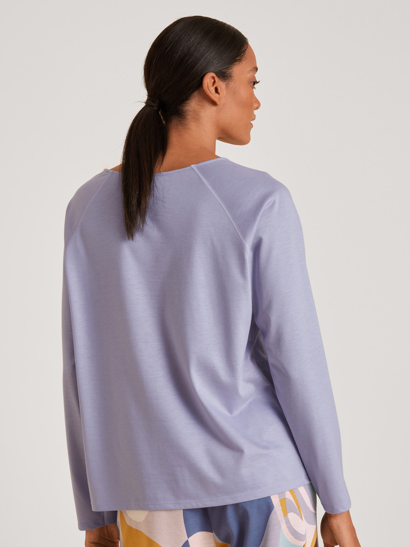 Calida Favourites Lavender Shirt Long-sleeve Loungewear Damen Lavendel | 53629-MIAF