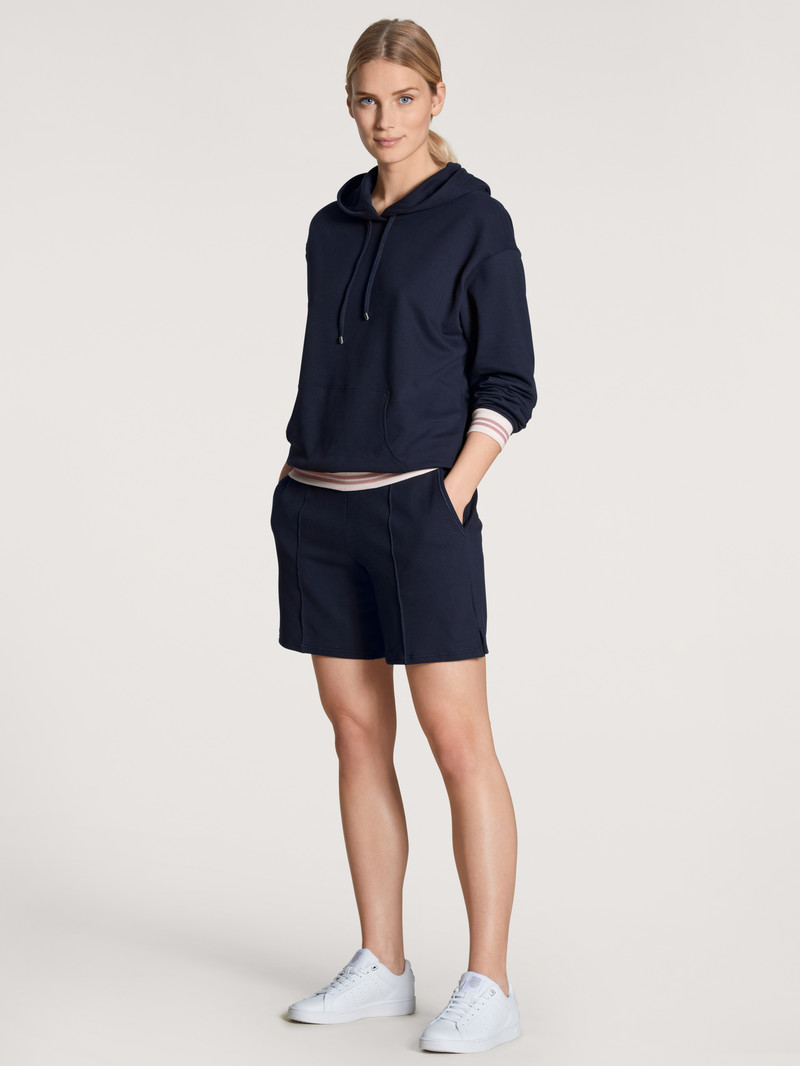 Calida Favourites Lounge Hoodie Loungewear Damen Dunkelblau | 23874-SBCX