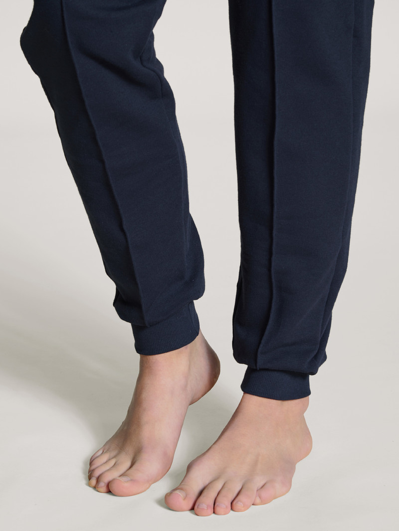 Calida Favourites Lounge Pants Yoga Damen Dunkelblau | 92150-WMET