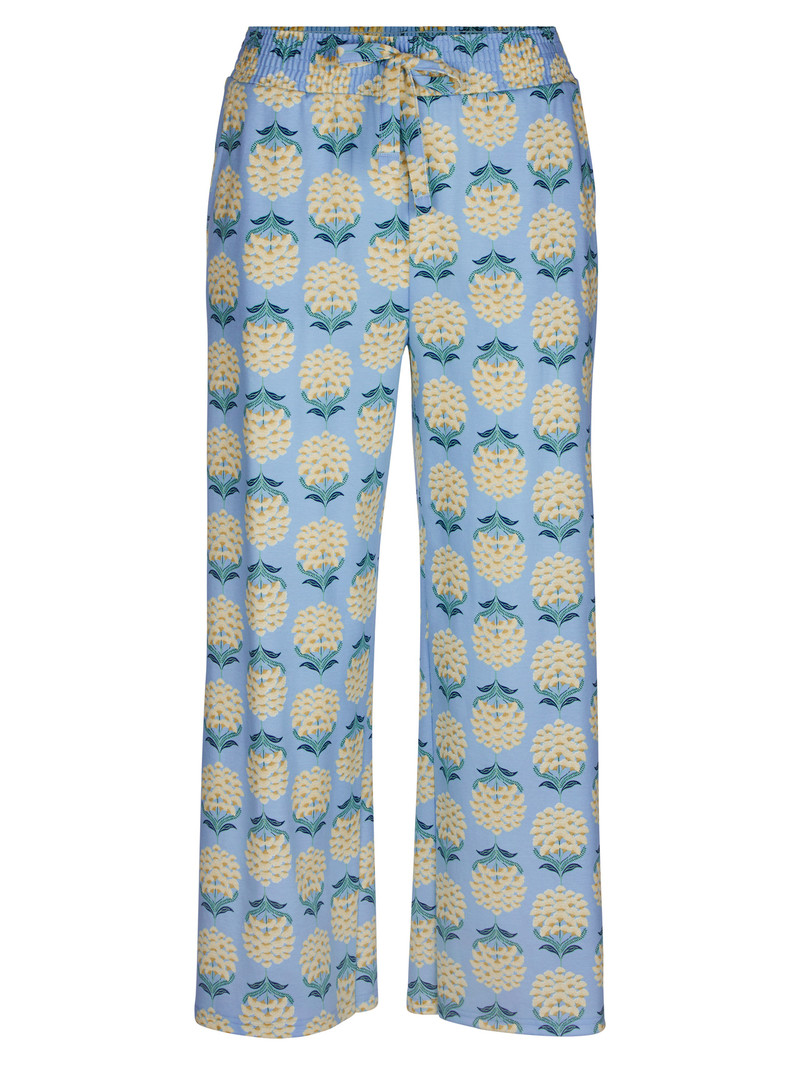 Calida Favourites Paisley 7/8 Pants Nachtwäsche Damen Blau | 80513-VASC