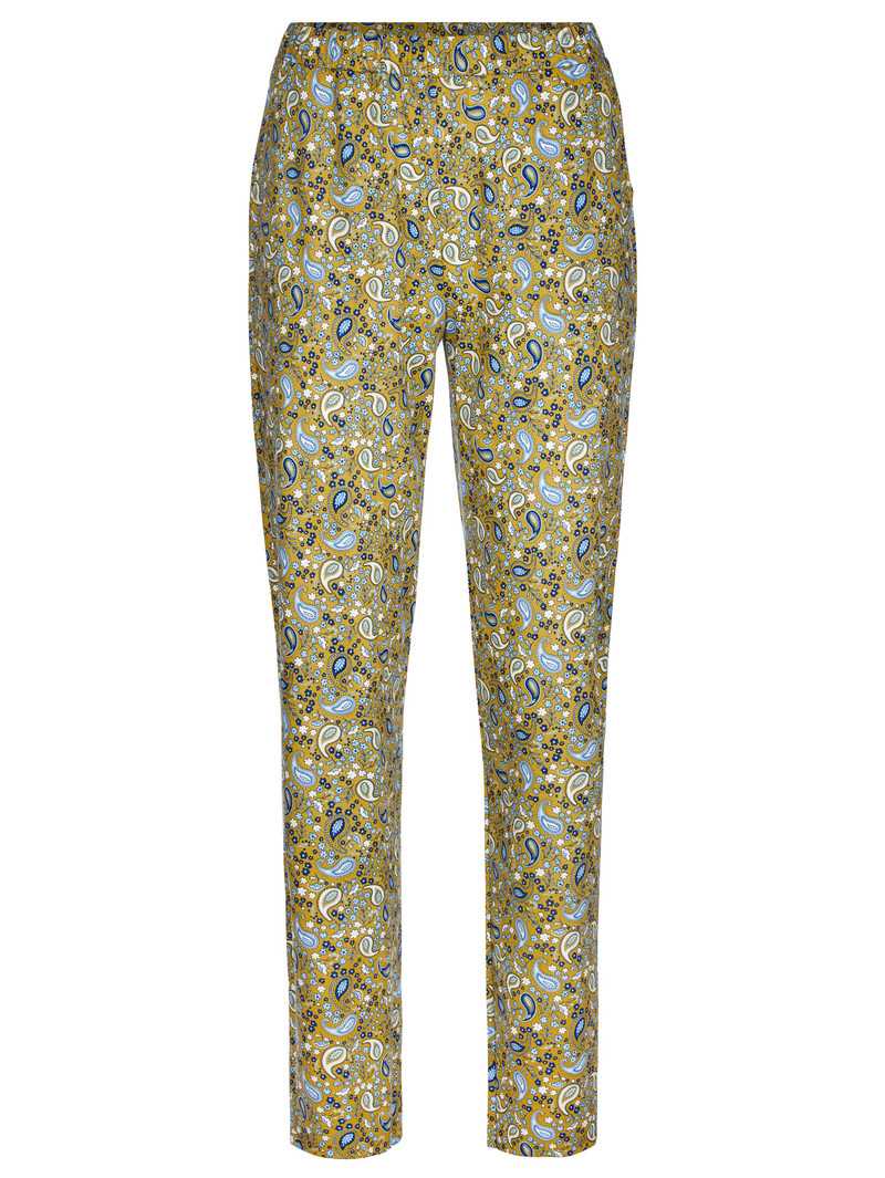 Calida Favourites Paisley Pants Nachtwäsche Damen Gelb | 53287-ITAC