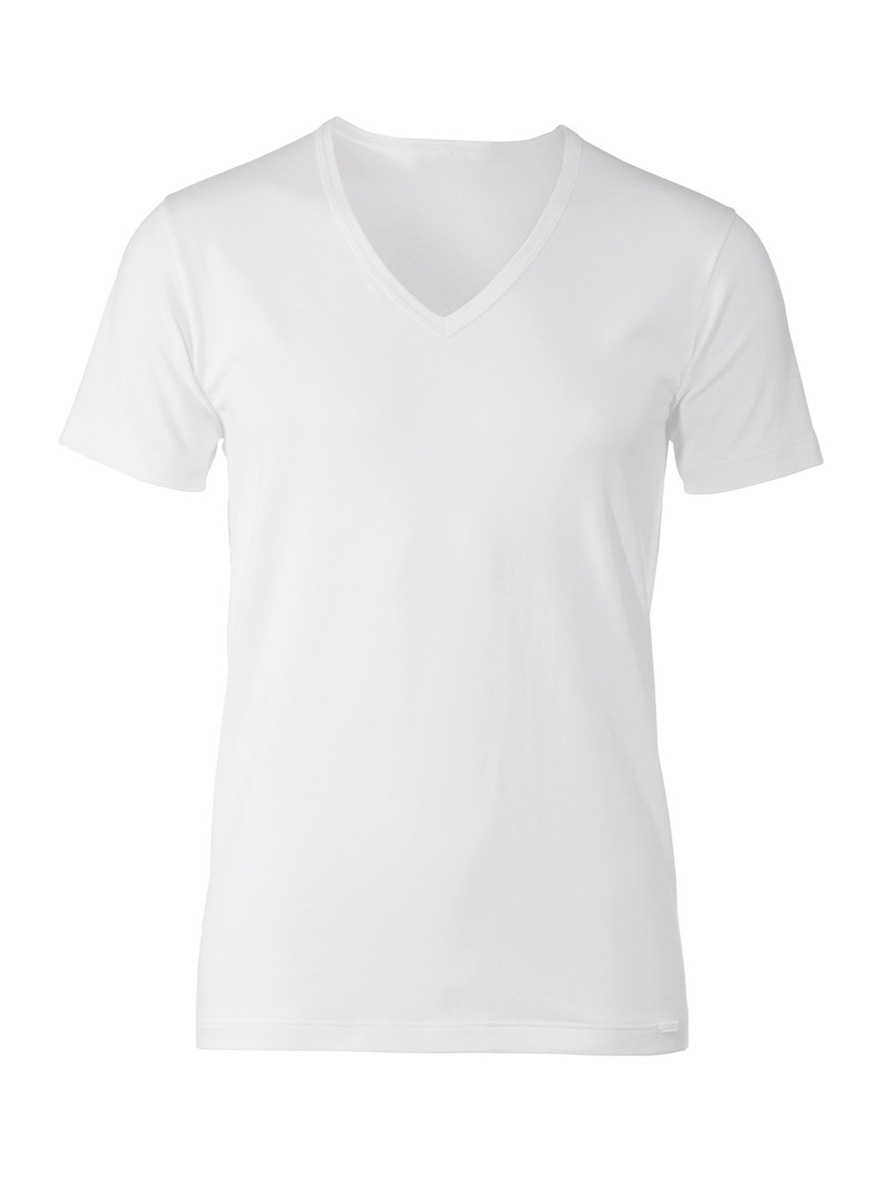 Calida Focus V-shirt Unterwäsche Herren Weiss | 39841-MJXF