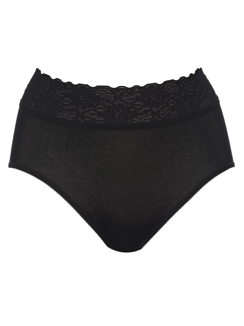 Calida Iconics Midi Brief Unterwäsche Damen Schwarz | 39256-VQSZ