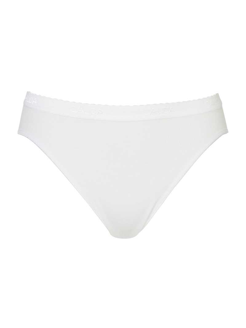 Calida Iconics Mini Brief Unterwäsche Damen Weiss | 38790-EHUS