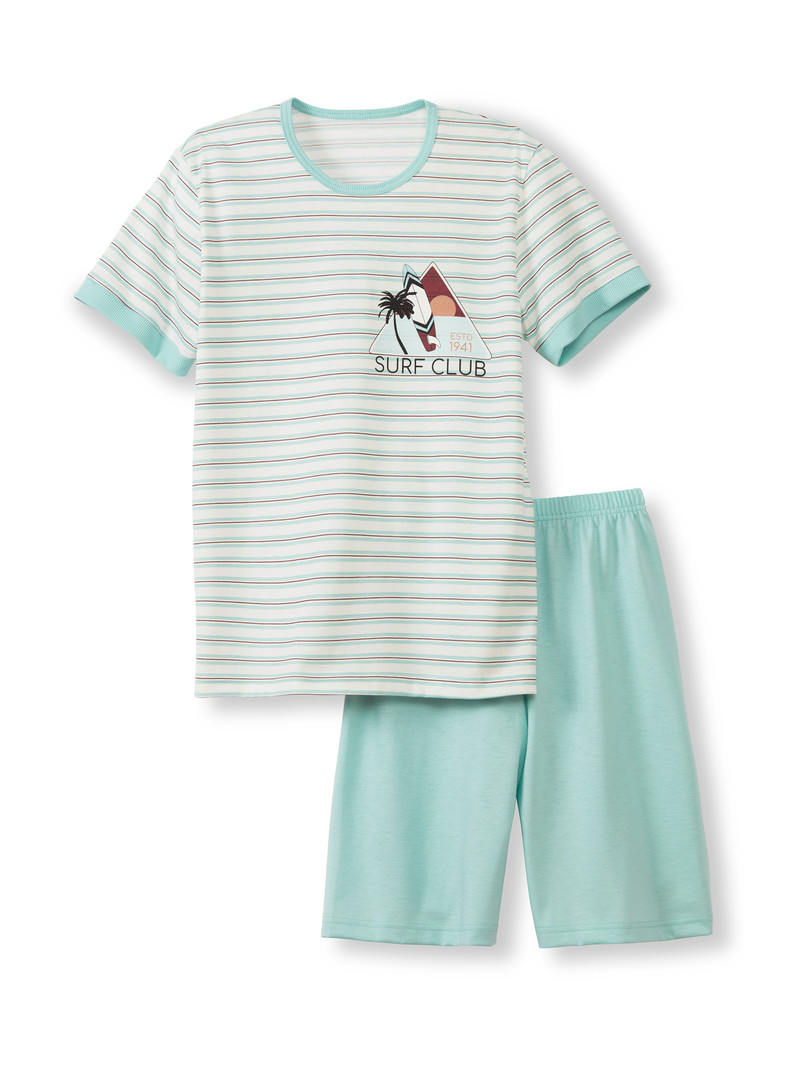 Calida Kids Surf Short Pyjama Pyjama Kinder Blau | 38941-YXPD