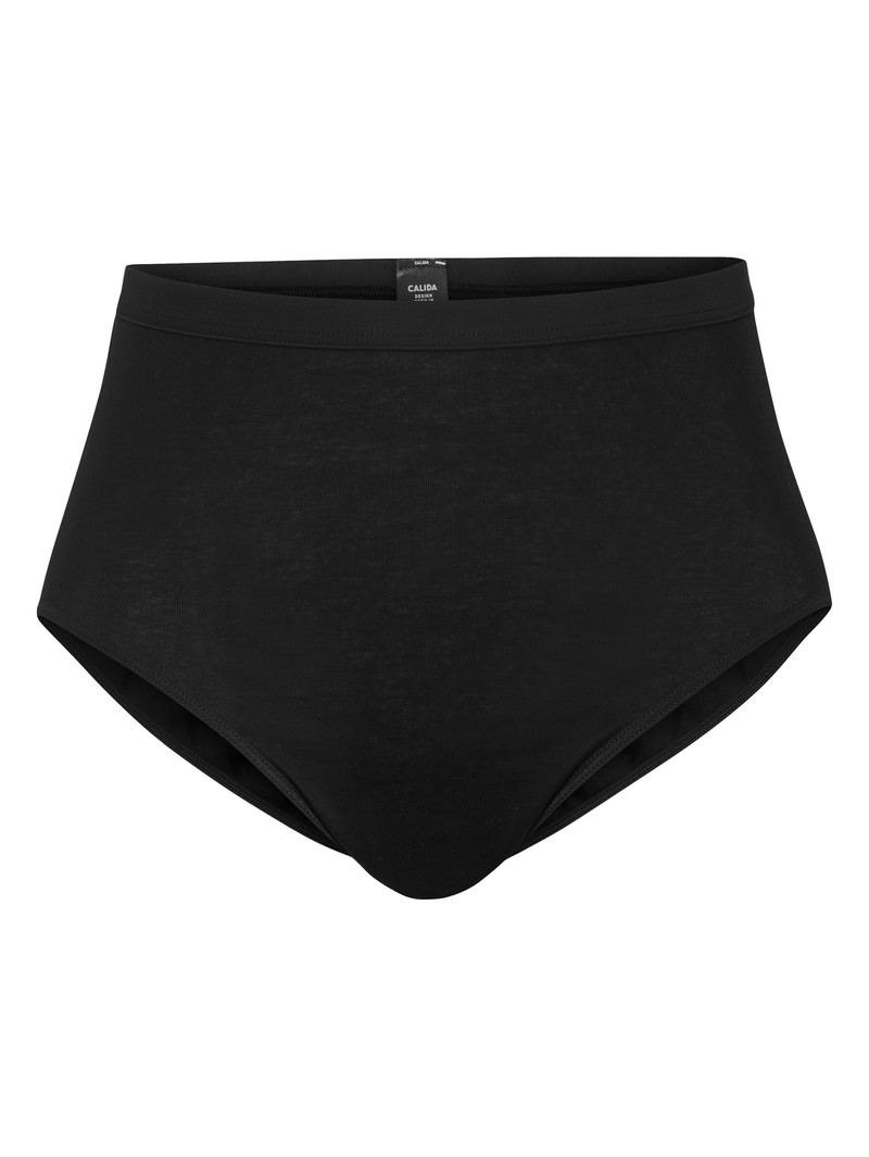 Calida Light Midi Brief Unterwäsche Damen Schwarz | 02198-QZAH