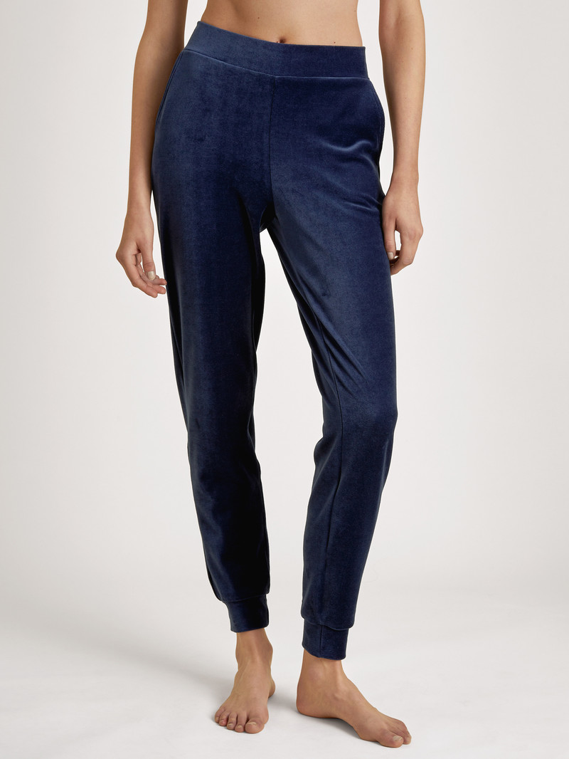 Calida Lounge Space Pants Loungewear Damen Dunkelblau | 20561-FPVI