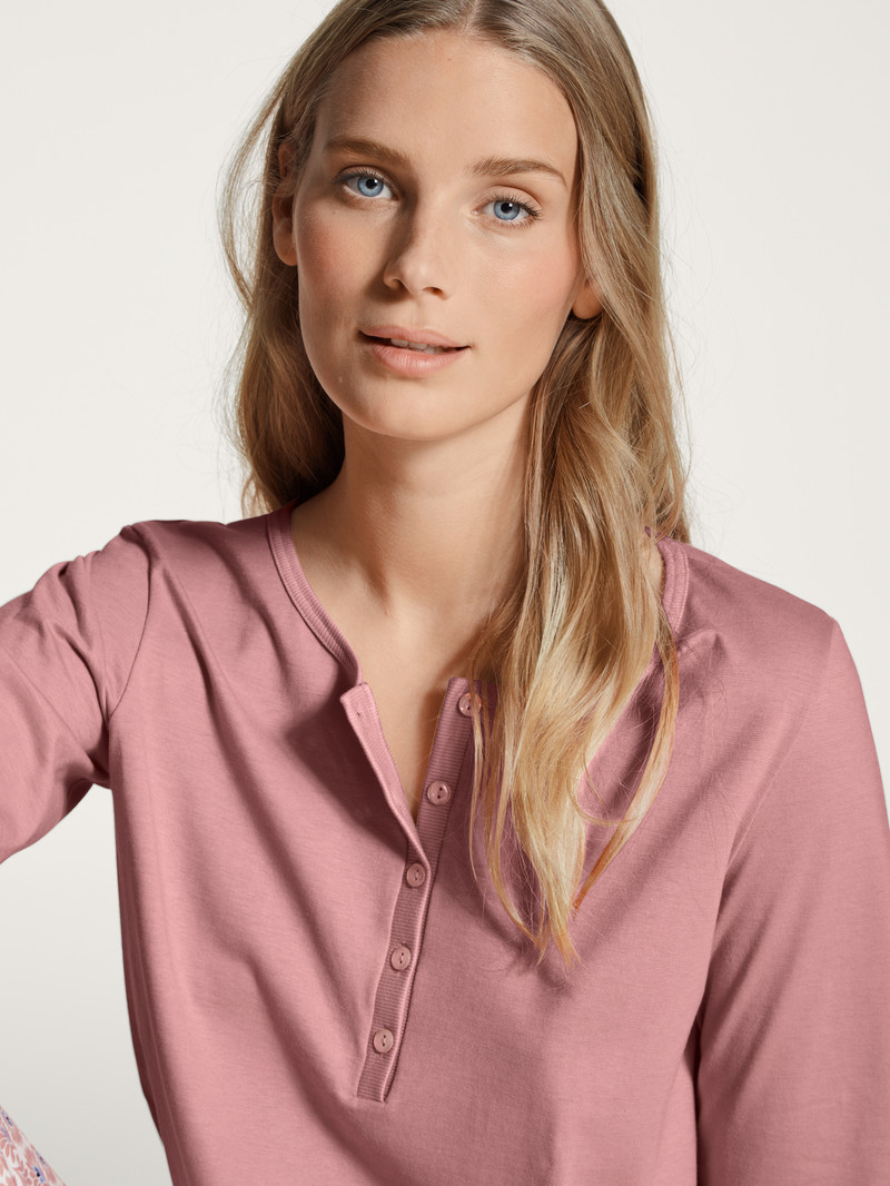 Calida Lovely Nights Pyjama Nachtwäsche Damen Rosa | 71623-PDMX