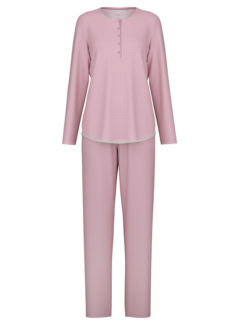 Calida Midnight Dreams Pyjama Nachtwäsche Damen Mauve Shadow | 60348-XCGL