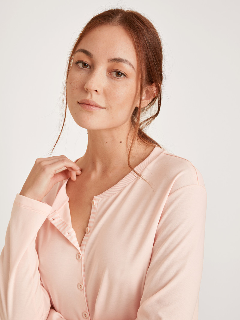 Calida Midsummer Dreams Pyjama Nachtwäsche Damen Pearl Blush | 93701-QMLK