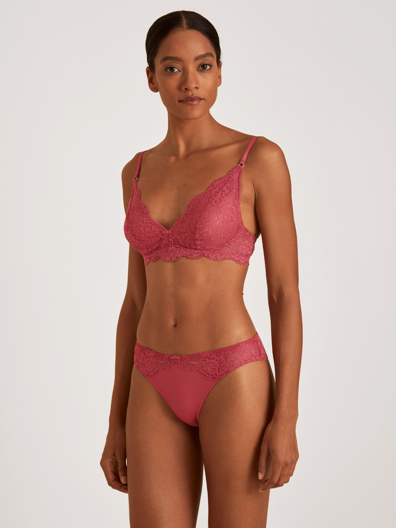 Calida Modal Sense Soft Bra Unterwäsche Damen Rot | 61437-VJCM