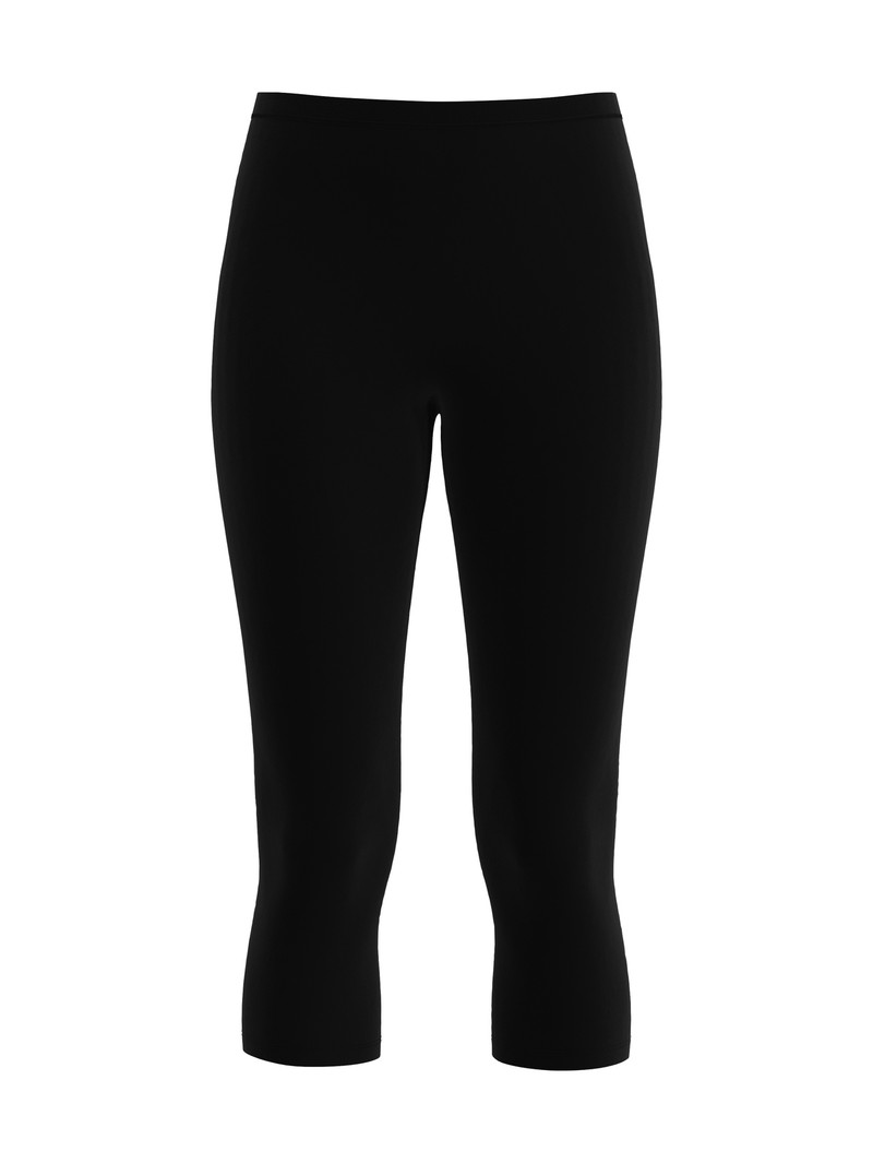 Calida Natural Comfort 3/4 Leggings Unterwäsche Damen Schwarz | 02493-ZSXR