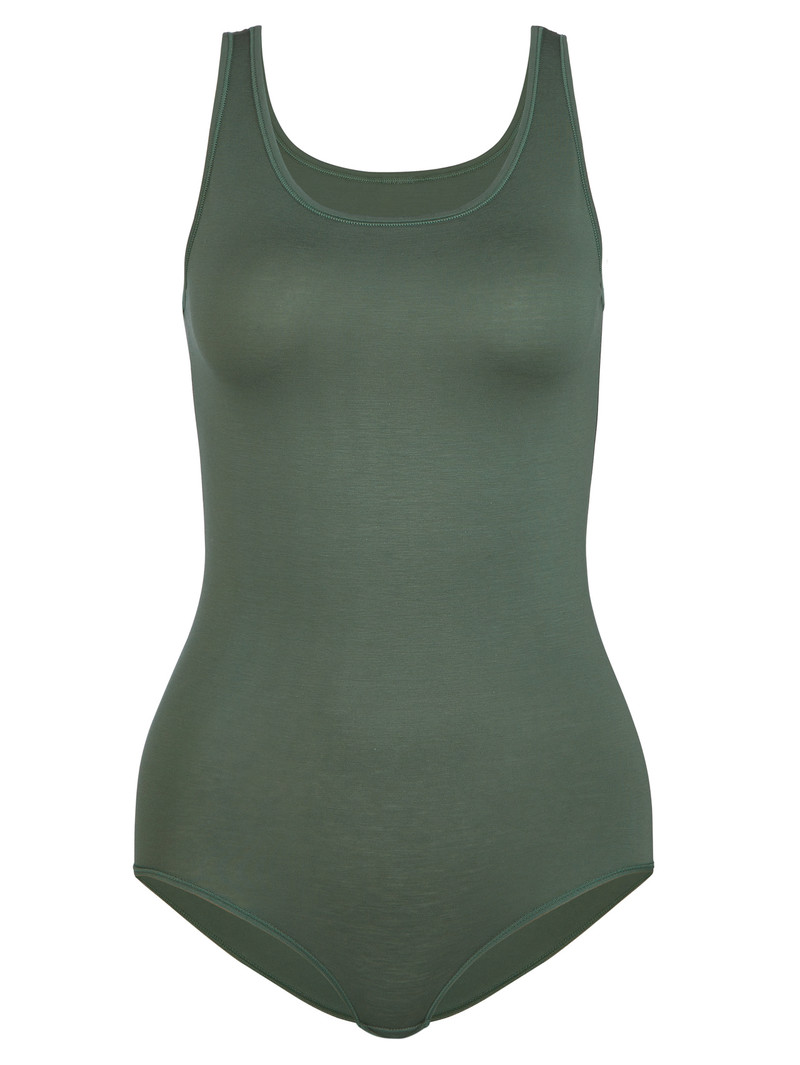 Calida Natural Comfort Bodysuit Unterwäsche Damen Grün | 52064-QVES