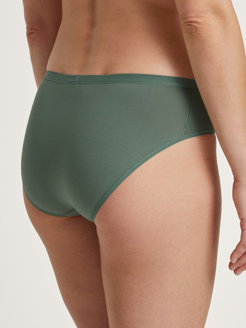 Calida Natural Comfort Brief Unterwäsche Damen Grün | 59428-OYRB