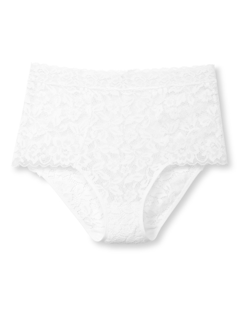 Calida Natural Comfort Lace Brief Unterwäsche Damen Weiss | 94058-NVHO