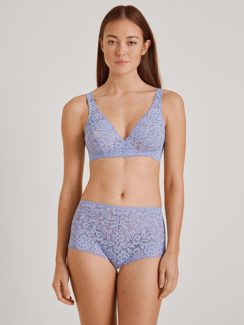 Calida Natural Comfort Lace Soft Non-wired Bra Unterwäsche Damen Lavendel | 56301-JLTD