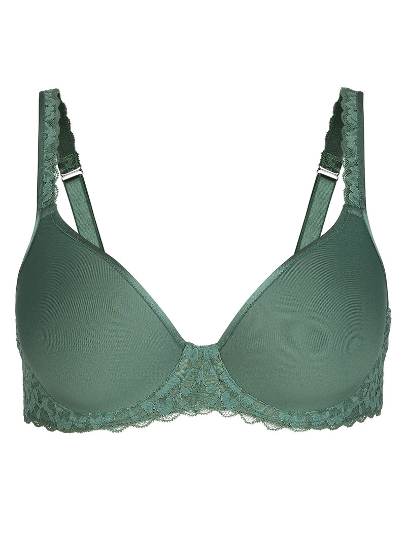 Calida Natural Comfort Lace Spacer Bra Unterwäsche Damen Grün | 09815-WZCN