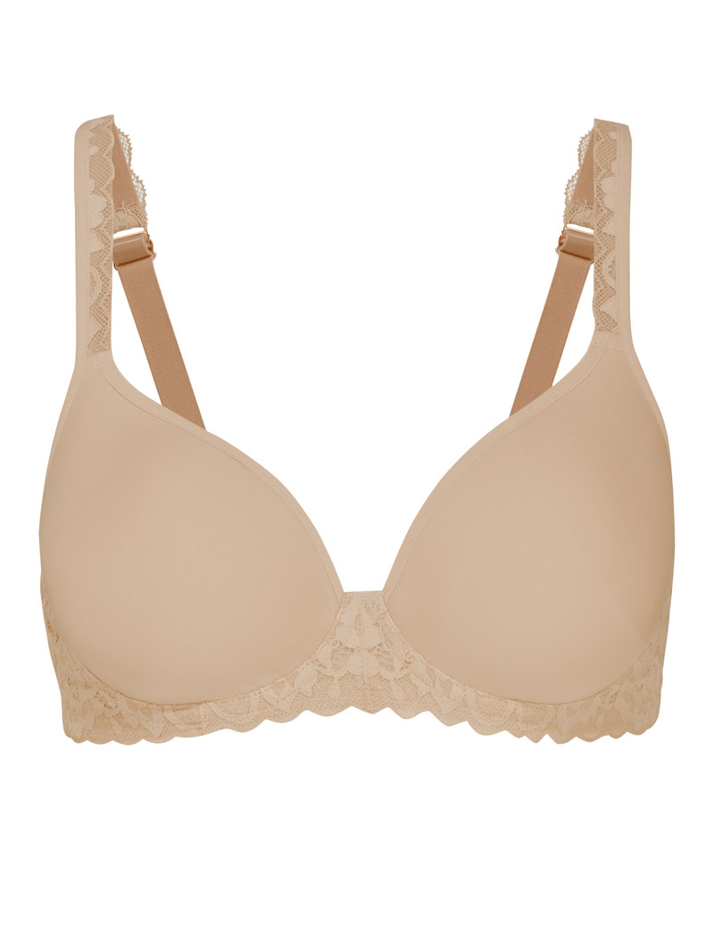 Calida Natural Comfort Lace Spacer Bra Unterwäsche Damen Rosa | 92830-VQDI