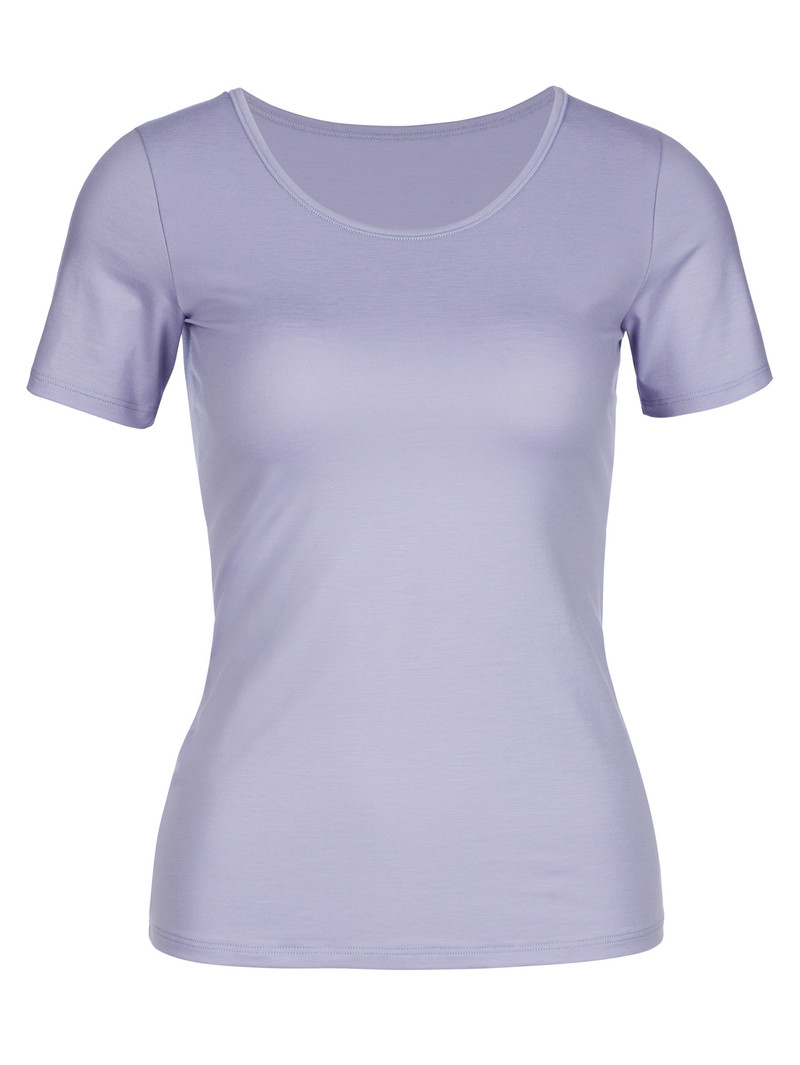 Calida Natural Comfort Shirt Shortsleeve Unterwäsche Damen Lavendel | 32094-PJVI