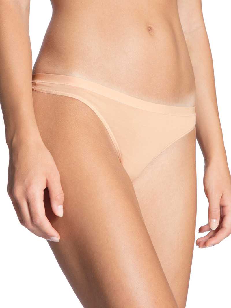 Calida Natural Comfort String Unterwäsche Damen Rosa | 94837-HFIT