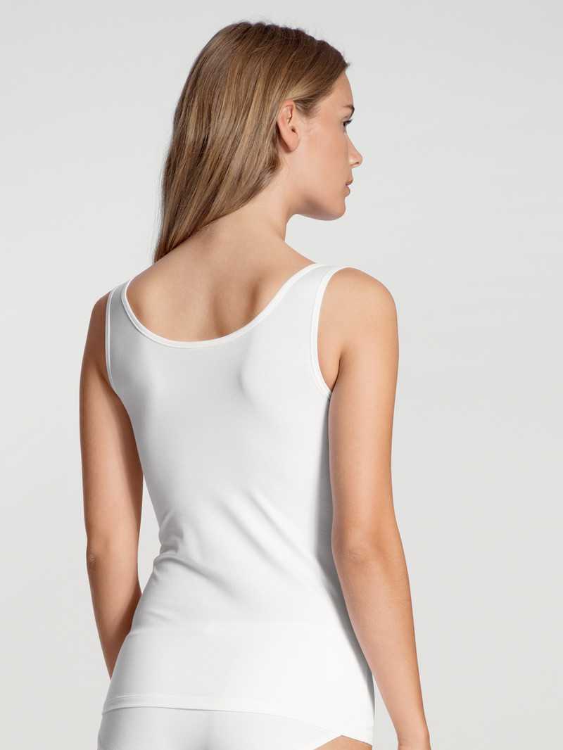 Calida Natural Comfort Tank Top Unterwäsche Damen Weiss | 74926-UFTI