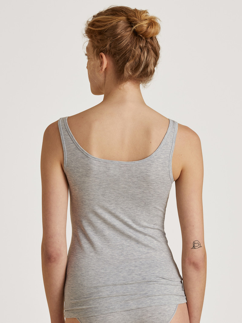 Calida Natural Comfort Tank Top Unterwäsche Damen Grau | 70963-GZIO