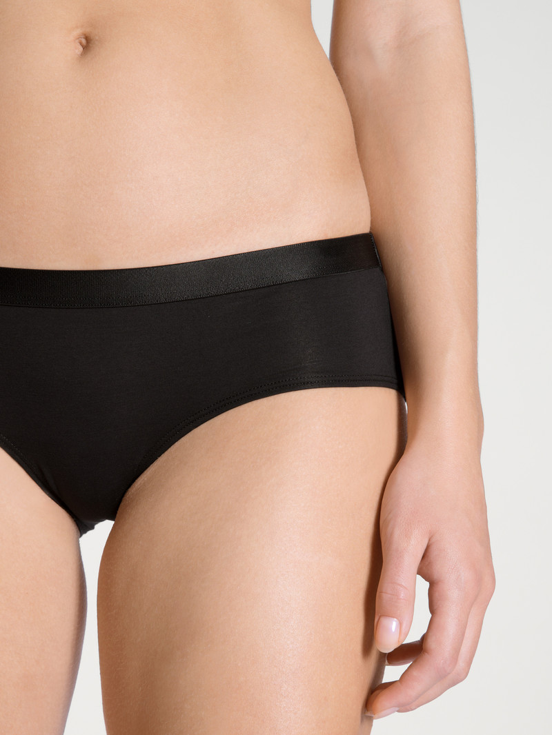 Calida Natural Joy Panty Unterwäsche Damen Schwarz | 60913-GUOT