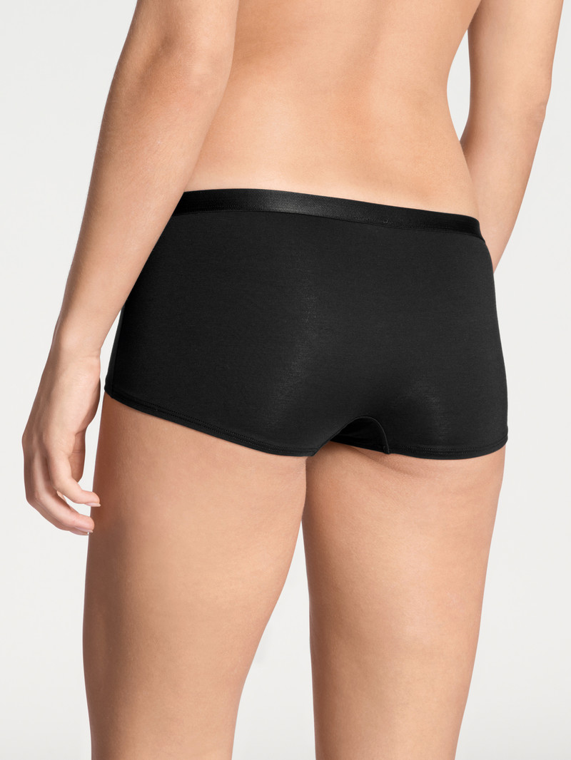 Calida Natural Joy Panty Unterwäsche Damen Schwarz | 69871-HVUZ