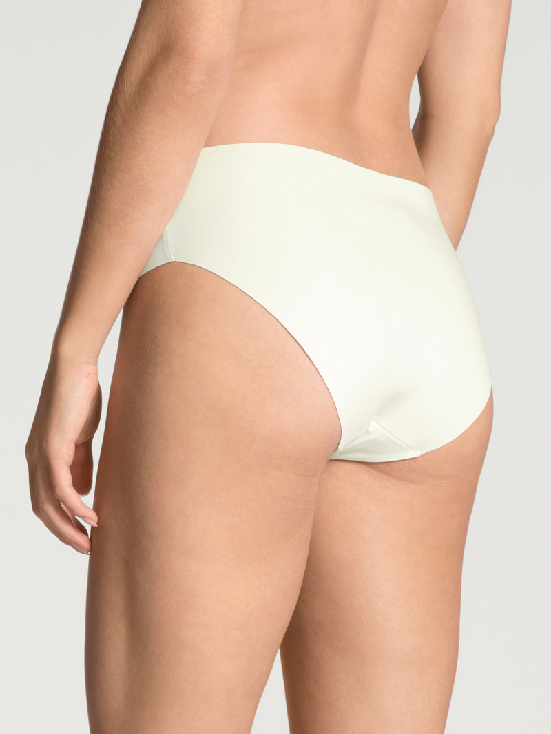 Calida Natural Skin Brief, Cradle To Cradle Certified® Yoga Damen Weiß | 52196-BIRQ