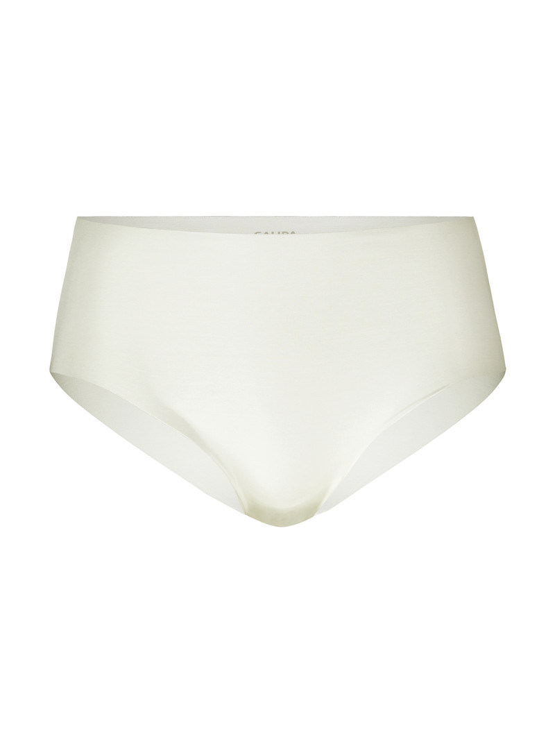 Calida Natural Skin Brief, Cradle To Cradle Certified® Yoga Damen Weiß | 52196-BIRQ