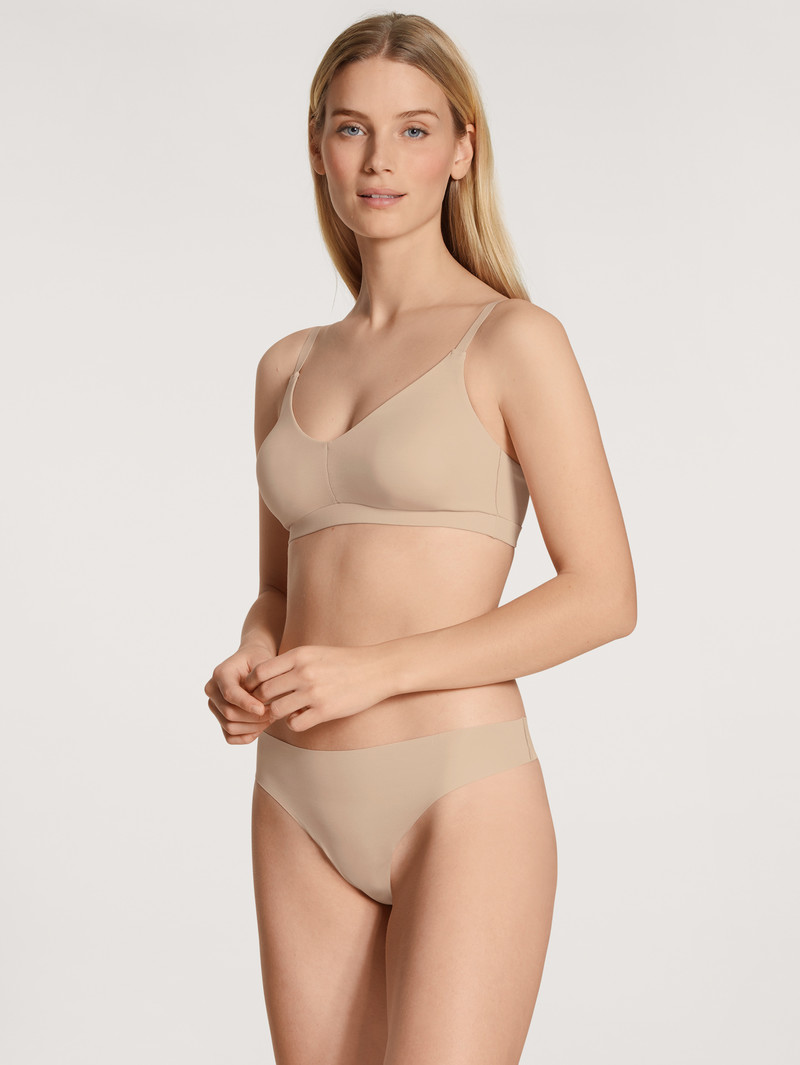 Calida Natural Skin Bustier, Cradle To Cradle Certified® Yoga Damen Rosa | 04968-FVXU