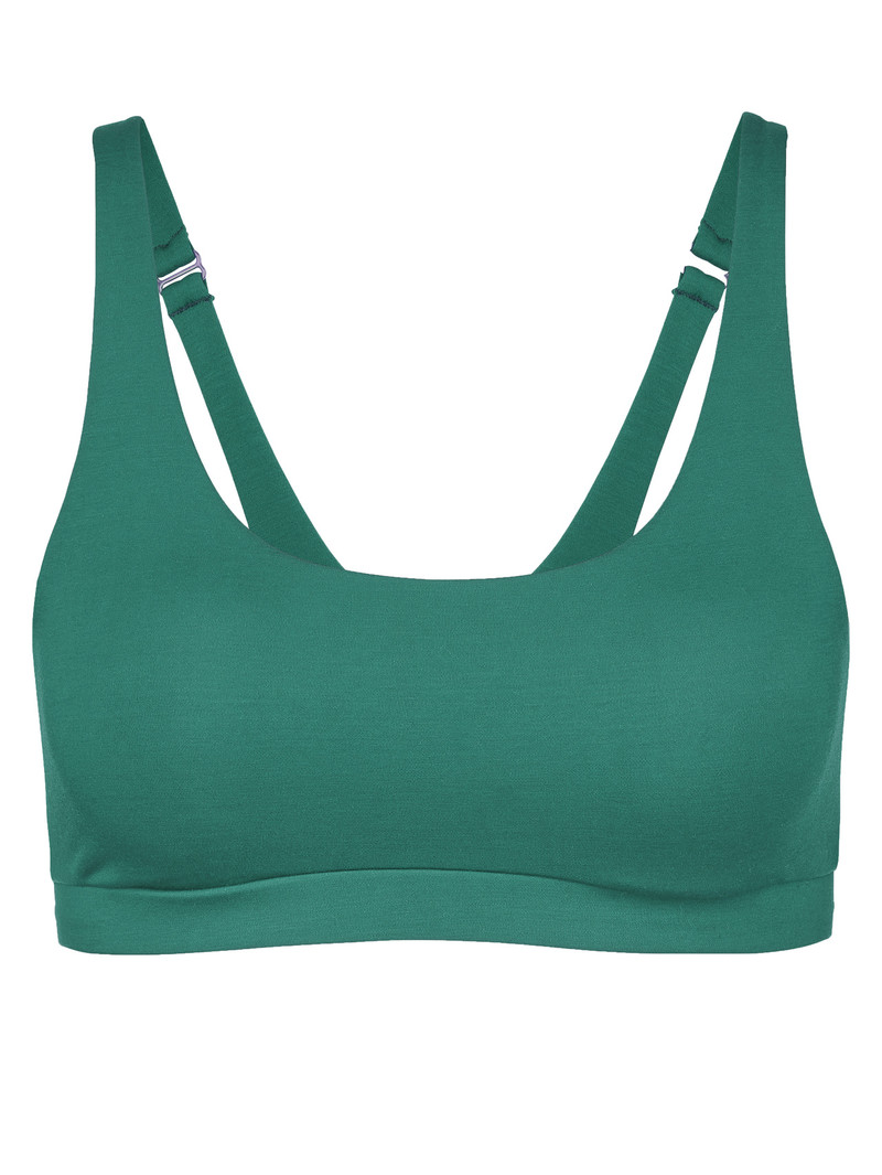 Calida Natural Skin Bustier, Cradle To Cradle Certified® Yoga Damen Grün | 08316-NQPF