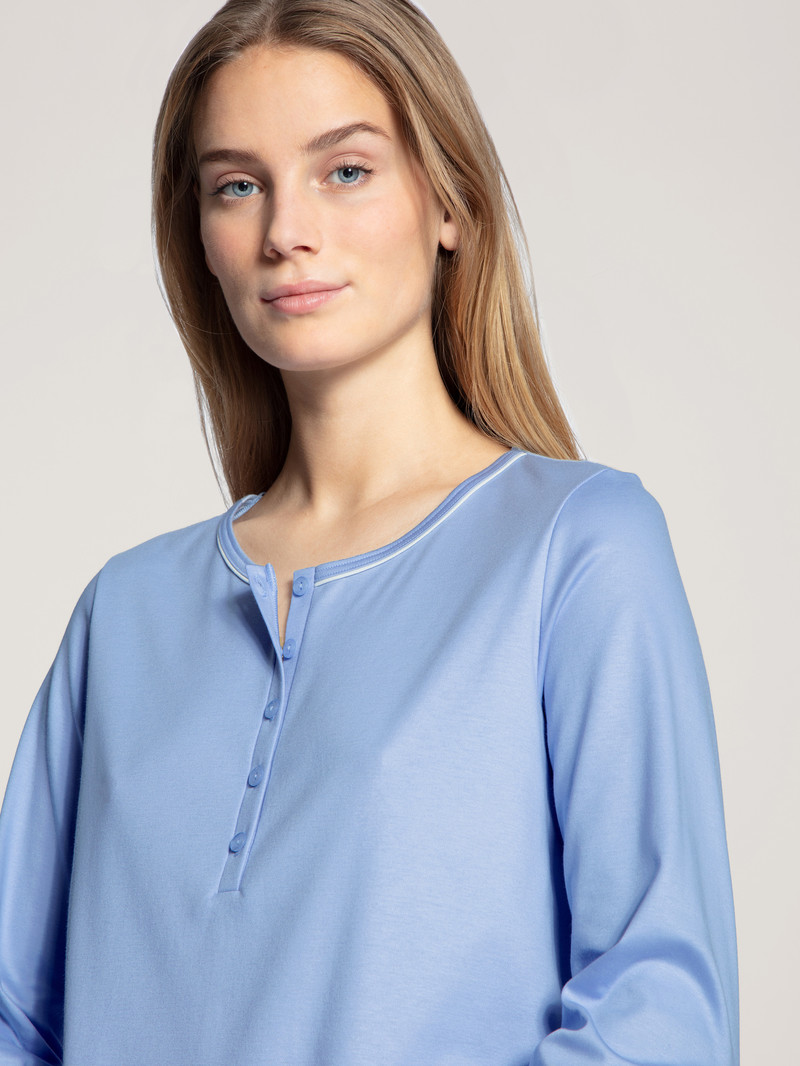 Calida Night Lovers Pyjama Nachtwäsche Damen Dunkelblau | 91065-WFSJ