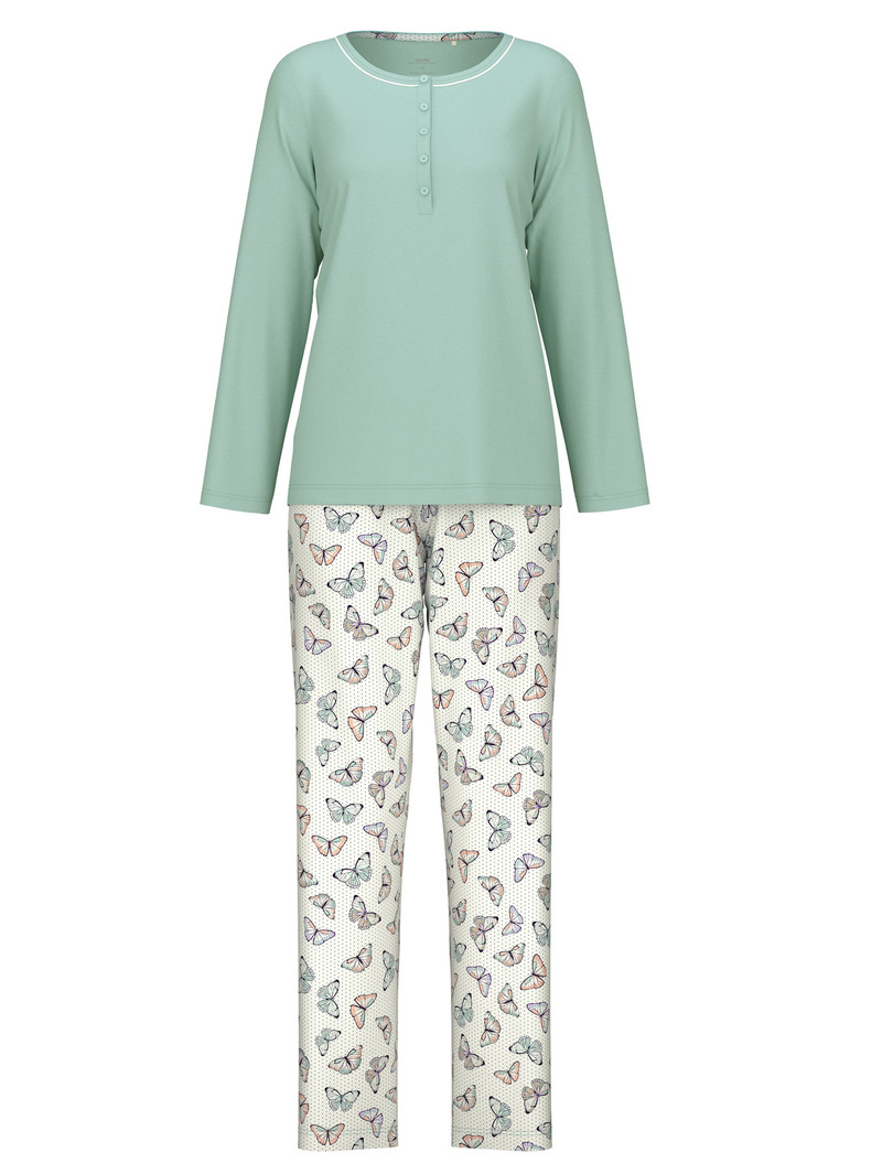 Calida Night Lovers Pyjama Nachtwäsche Damen Blau | 25368-GZSH