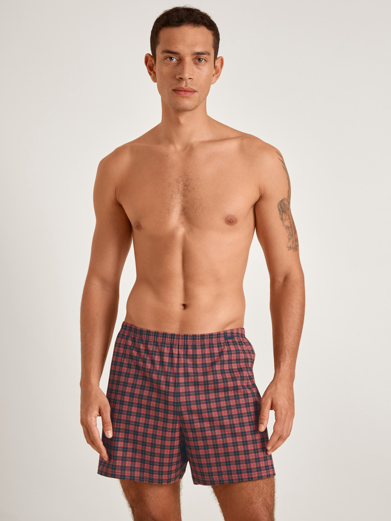 Calida Prints Boxer Shorts Unterwäsche Herren Rot | 15703-NQKI