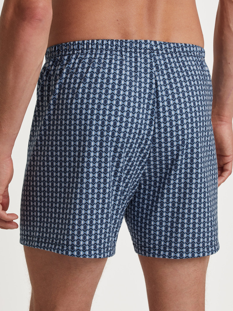 Calida Prints Boxer Shorts Unterwäsche Herren Blau | 59476-OGBU