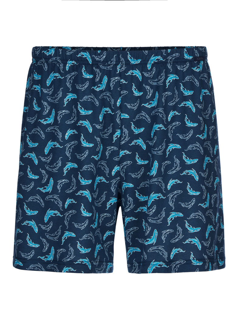 Calida Prints Boxer Shorts Unterwäsche Herren Blau | 90283-PGCU