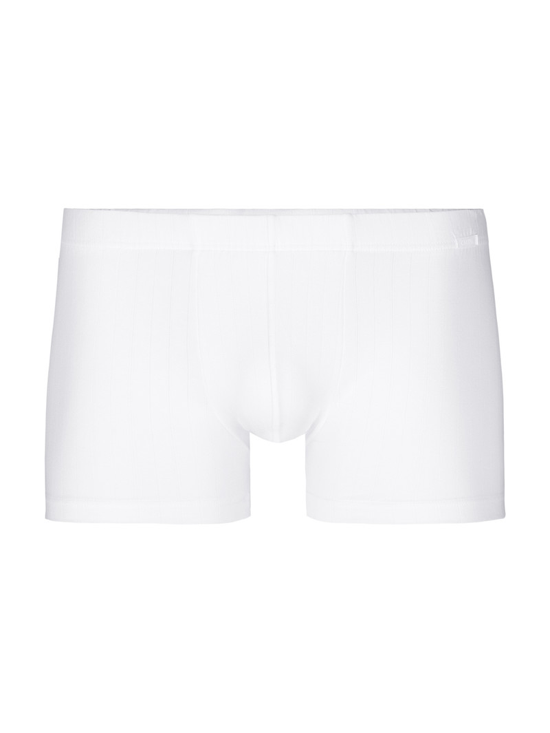 Calida Pure & Style Boxer Brief, Covered Waistband Unterwäsche Herren Weiss | 28761-EQXP