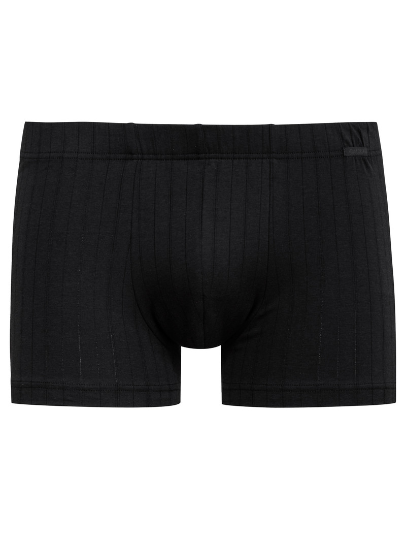 Calida Pure & Style Boxer Brief, Covered Waistband Unterwäsche Herren Schwarz | 68743-NTKY