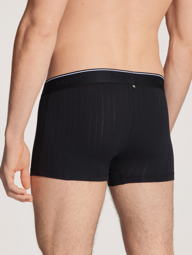 Calida Pure & Style Boxer Brief, Elastic Waistband Unterwäsche Herren Schwarz | 36078-MZEO