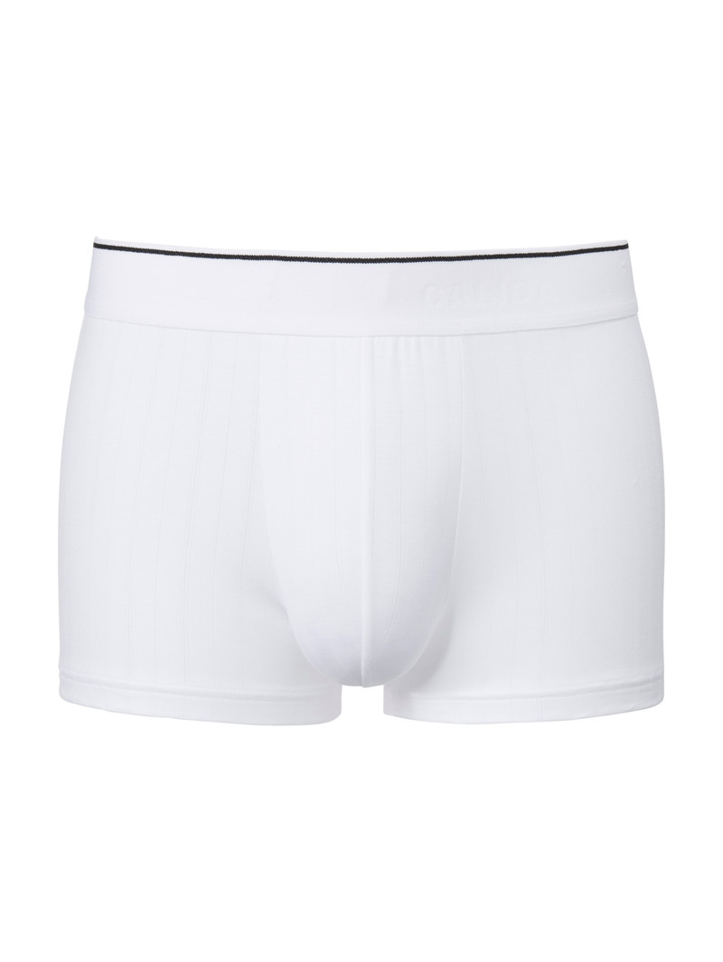 Calida Pure & Style Boxer Brief, Elastic Waistband Unterwäsche Herren Weiss | 23796-QJWH