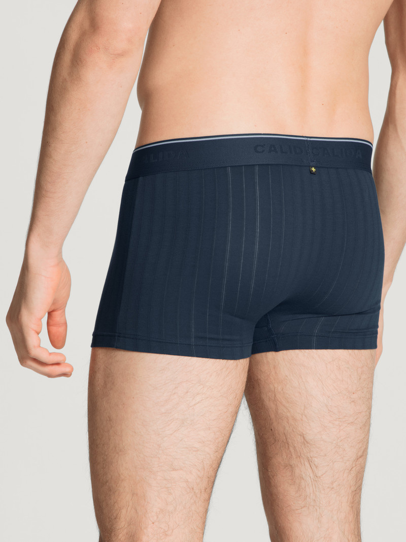 Calida Pure & Style Boxer Brief, Elastic Waistband Unterwäsche Herren Indigo | 42910-LNCA