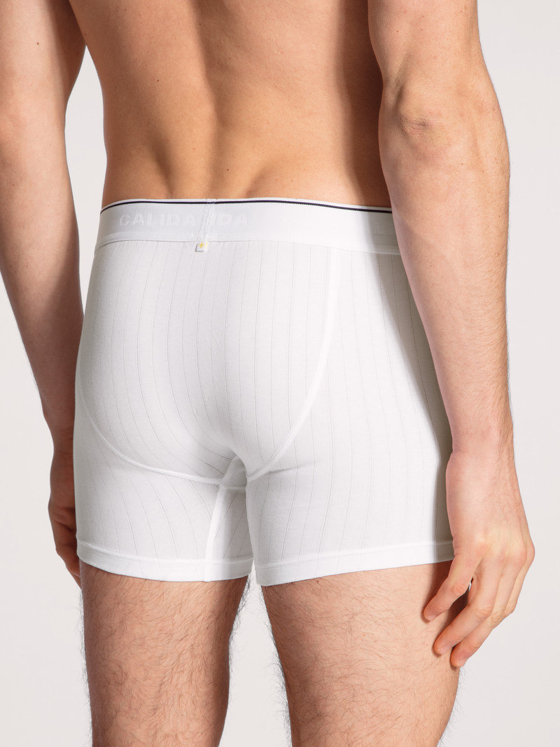 Calida Pure & Style Boxer Brief Unterwäsche Herren Weiss | 23546-LSWB