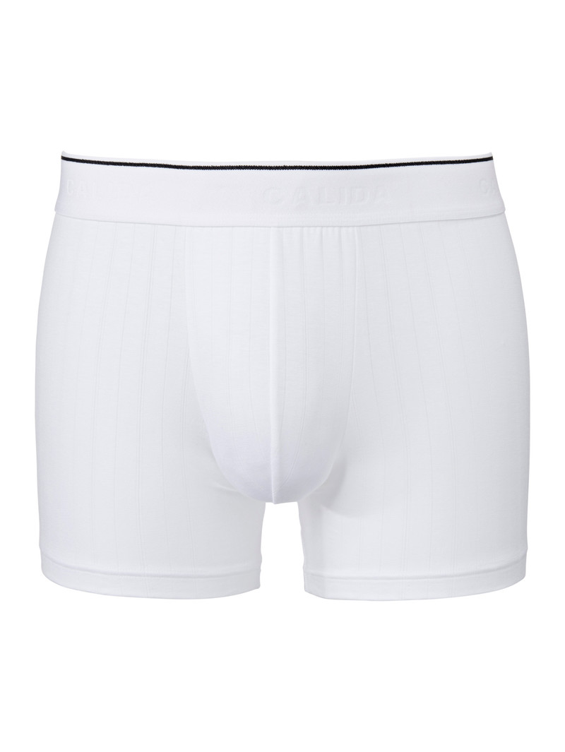 Calida Pure & Style Boxer Brief Unterwäsche Herren Weiss | 23546-LSWB